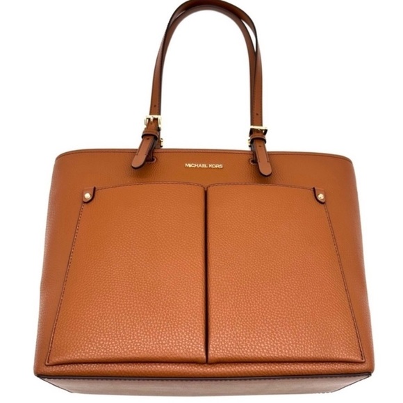 Michael Kors Jet Set Medium Pocket Tote Bag & Large Double Zip Wallet Luggage - Picture 4 of 16